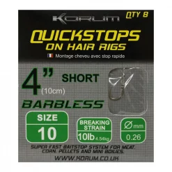 Korum Quickstop Am Haarvorfach -Korum Verkäufe korum quickstops on hair rigs 2