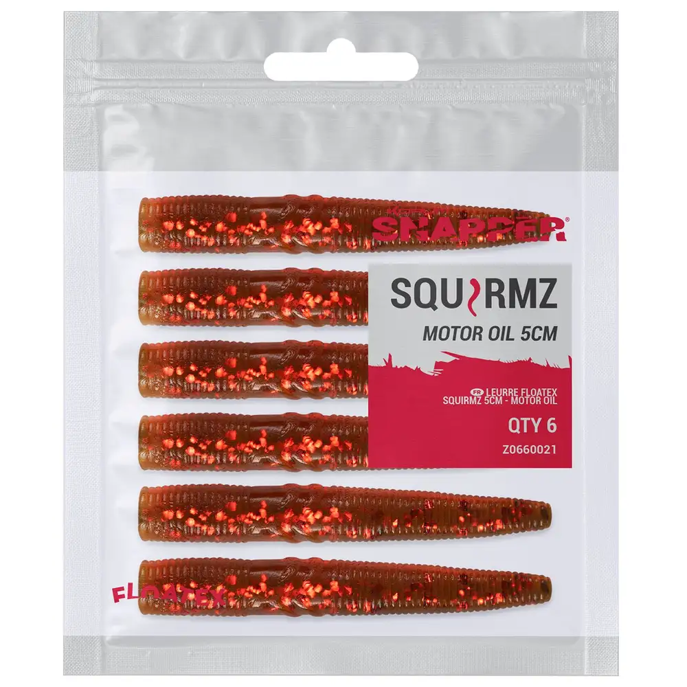 Korum Snapper Floatex Squirmz, 5cm 8 Korum Snapper Floatex Squirmz, 5cm – Bild 6