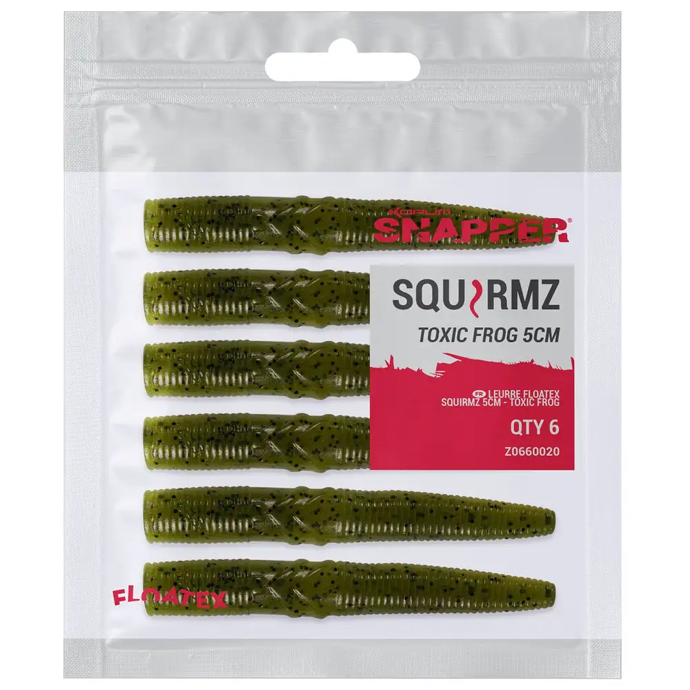 Korum Snapper Floatex Squirmz, 5cm 9 Korum Snapper Floatex Squirmz, 5cm – Bild 7