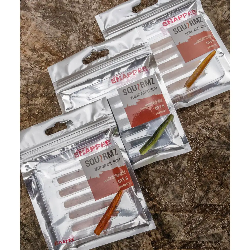 Korum Snapper Floatex Squirmz, 5cm 10 Korum Snapper Floatex Squirmz, 5cm – Bild 8